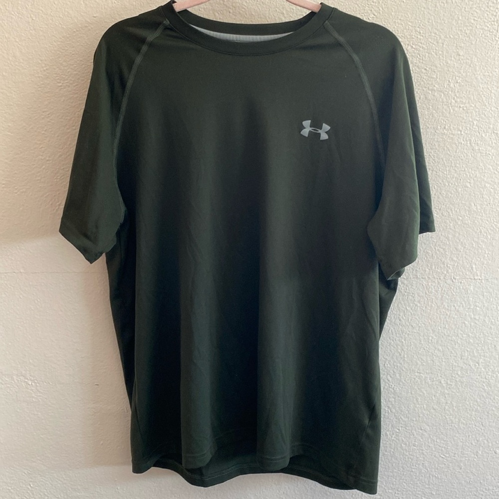 Under Armour Short Sleeve Loose Coupe Heat Gear Green size L